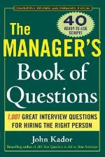 The Manager's Book of Questions