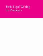 Basic legal writing for paralegals