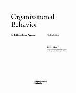 Organizational Behavior