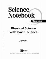 Glencoe Physical Science With Earth Science, Science Notebook, Student Edition