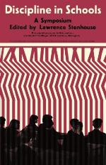 Discipline in schools a symposium,