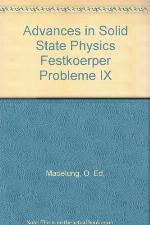 Advances in Solid State Physics