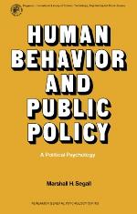 Human Behavior and Public Policy
