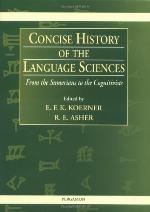 Concise History of the Language Sciences