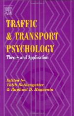 Traffic and Transport Psychology