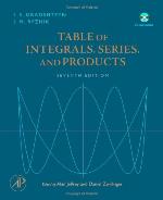 Table of Integrals, Series, and Products
