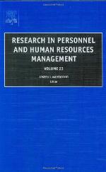 Research in Personnel and Human Resources Management, Volume 22