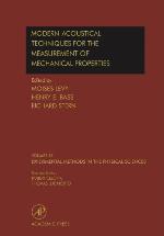 Modern Acoustical Techniques for the Measurement of Mechanical Properties