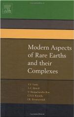Modern Aspects of Rare Earths and Their Complexes