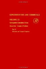 Semiconductors and Semimetals, Volume 21C