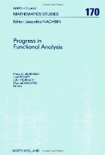 Progress in Functional Analysis