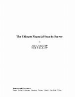Ultimate Financial Security Survey