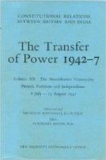 The transfer of power, 1942-47. vol. 11. vol. 8-12 : the Mountbatten Viceroyalty : announcement and reception of the 3 June plan, 31 May - 7 July 1947