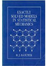 Exactly Solved Models In Statistical Mechanics