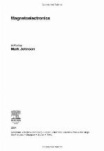 Magnetoelectronics