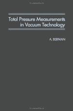 Total Pressure Measurements In Vacuum Technology