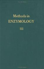 Methods in Enzymology, Volume 3