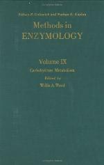 Methods In Enzymology, Volume 9