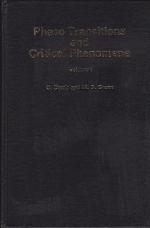 Phase Transitions &amp; Critical Phenomena