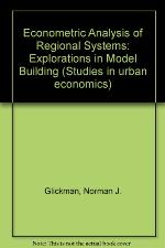Econometric Analysis of Regional Systems