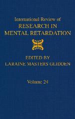 International Review of Research in Mental Retardation (Volume 24)