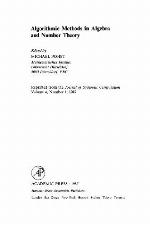 Algorithmic Methods in Algebra &amp; Number Theory