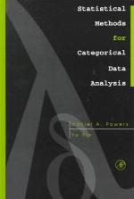 Statistical Methods for Categorical Data Analysis