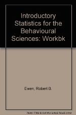 Introductory Statistics for the Behavioral Sciences