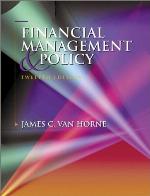 Financial Management and Policy