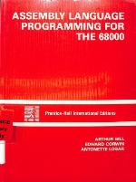 Assembly Language Programming For The 68000