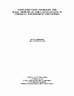 Basic Principles And Calculations In Chemical Engineering