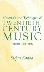 Materials and Techniques of Twentieth-Century Music