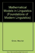 Mathematical Models In Linguistics