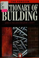 Dictionary of Building