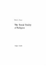 The Social Reality of Religion (University Books)