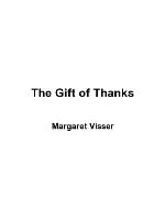 The Gift of Thanks