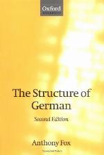 The Structure of German.