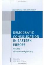 Democratic Consolidation in Eastern Europe