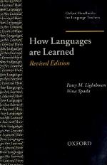 How Languages Are Learned