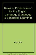 Rules of Pronunciation for the English Language