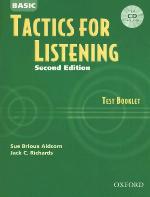 Basic Tactics for Listening Test Booklet