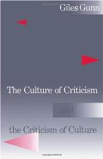 The Culture Of Criticism And The Criticism Of Culture