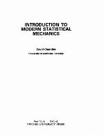 Introduction to Modern Statistical Mechanics