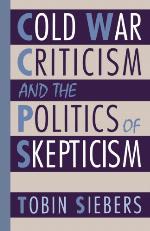 Cold War Criticism and the Politics of Skepticism