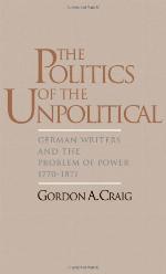 The Politics of the Unpolitical
