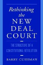 Rethinking the New Deal Court