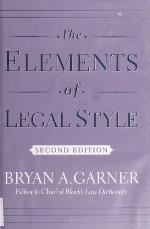 The Elements of Legal Style