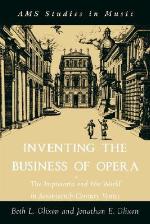 Inventing the Business of Opera