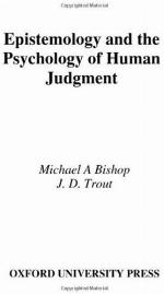 Epistemology and the Psychology of Human Judgment
