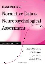 Handbook of Normative Data for Neuropsychological Assessment